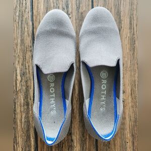 Rothys Taupe Loafer flats size 8.5